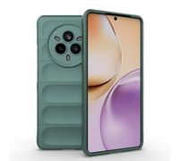 ESHUYI® Funda Silicona Líquida para Realme 14 Pro 5G con Protección Antigérmenes, Carcasa Antichoque de Grado Militar con Revestimiento de Microfibra Suave, Verde