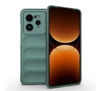 ESHUYI® Funda Silicona Líquida para Realme GT 7 Pro con Protección Antigérmenes, Carcasa Antichoque de Grado Militar con Revestimiento de Microfibra Suave, Verde
