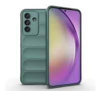 ESHUYI® Funda Silicona Líquida para Samsung Galaxy A56 5G/Galaxy A36 5G con Protección Antigérmenes, Carcasa Antichoque de Grado Militar con Revestimiento de Microfibra Suave, Verde