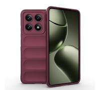 ESHUYI® Funda Silicona Líquida para Xiaomi 14T 5G con Protección Antigérmenes, Carcasa Antichoque de Grado Militar con Revestimiento de Microfibra Suave, Morado Oscuro