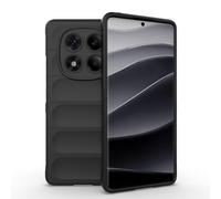 ESHUYI® Funda Silicona Líquida para Xiaomi Redmi Note 14 Pro 4G con Protección Antigérmenes, Carcasa Antichoque de Grado Militar con Revestimiento de Microfibra Suave, Negro