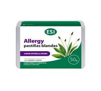 ESI Allergy Pastillas Blandas con Llantén Menor y Grosella Negra - Sin Azúcar - Confort Respiratorio y Garganta - Apto Niños y Adultos - Sabor Agradable - 50 g