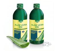 ESI Aloe Vera Gel Puro - Zumo Sin Aloína - Apto Veganos - Pack 2