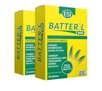 ESI BATTERIL 900 - Extracto de semilla de pomelo y aceite esencial de árbol del té - fortalece el sistema inmunitario y favorece el equilibrio microbiano - 2 Cajas de 30 Tabletas