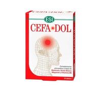 ESI - CEFADOL Complemento con Matricaria, Sauce Blanco, Magnesio y Vitamina B6 - 30 Comprimidos - Apoyo al Bienestar Muscular y Nervioso - Sin Gluten - Apto desde 12 Años (30 Unidad (Paquete de 1))