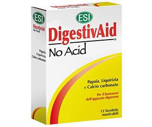 ESI DigestivAid No Acid Complemento Alimenticio - 12 Tabletas