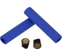 ESI Empuñaduras de manillar de silicona Racers Edge azul 130 mm