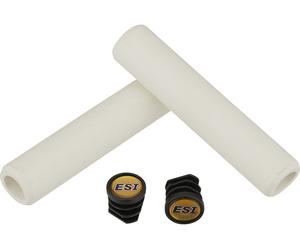 ESI Empuñaduras de manillar de silicona Racers Edge blanco