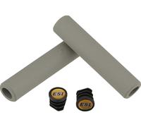 ESI Empuñaduras de manillar de silicona Racers Edge gris 130 mm