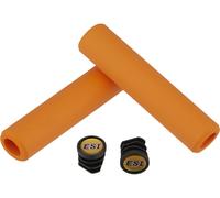 ESI Empuñaduras de manillar de silicona Racers Edge naranja 130 mm