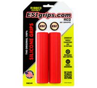 ESI Empuñaduras MTB Acanalado Fornido Silicona Empuñaduras Rojo
