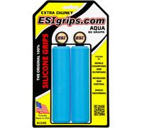 ESI Extra Fornido Silicona Manillar Agarre Aqua 130mm Montaña Bicicleta Híbrida