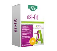 ESI Fit Activa - Cafeína, Guaraná, Té Verde y L-Carnitina - 40 Comprimidos | Con naranjo amargo, apto para veganos y sin gluten ni lactosa. Complemento alimenticio para adultos.