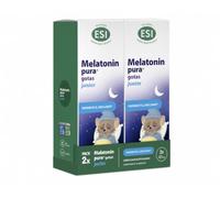 ESI Melatonina Junior 1 mg - Gotas Chocolate Blanco - 40 ml | Complemento alimenticio para niños desde 1 año, con dosificador. Pack de 2 envases de 40 mililitros.