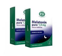 ESI Melatonina Pura 1,9 mg - Sin Gluten - 30 Microtabletas - Pack 2