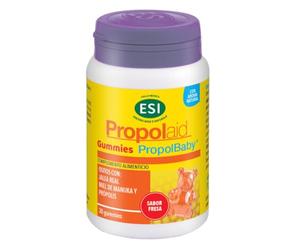 ESI Propolbaby - Gummies con Própolis, Jalea Real y Manuka - 30 Uds | Sin gluten ni lactosa, con sabor a fresa. Apoyo nutricional diario para niños en formato masticable.
