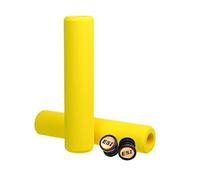 ESIgrips Puños de manillar de silicona Chunky 130 mm Unisex adulto Amarillo