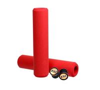 ESI Puños de manillar de silicona Chunky rojo 130 mm