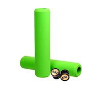 ESI Puños de manillar de silicona Chunky verde 130 mm