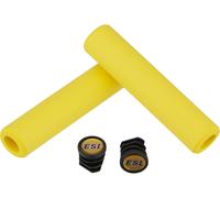 ESI Puños de manillar de silicona Chunky amarillo 130 mm