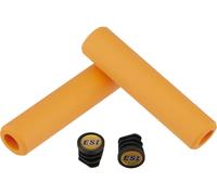 ESI Puños de manillar de silicona Chunky naranja 130 mm