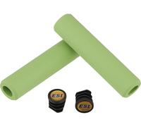 ESI Puños de manillar de silicona Chunky verde 130 mm