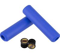 ESI Puños de manillar de silicona extra gruesos azul 130 mm