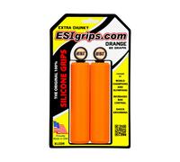 ESI Puños de manillar de silicona extra gruesos naranja 130 mm