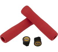 ESI Puños de manillar de silicona FIT XC rojo