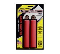 ESI Racers Borde Silicona Puños de Manillar Rojo Montaña MTB Mtn XC Am 29er