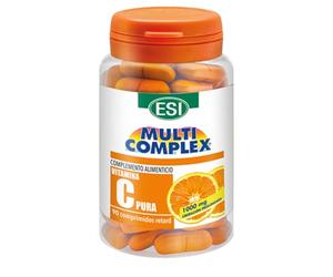 ESI Vitamina C Pura Retard 1000 mg | Liberación prolongada | Contribuye al funcionamiento normal del sistema inmunitario y a la formación normal de colágeno | Complemento alimenticio | 30 comprimidos