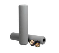 ESI Fornido Silicona Puños de Manillar Gris 130mm Montaña Híbrido Barra Plana