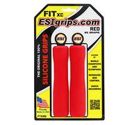 ESI Puños de manillar de silicona FIT XC rojo