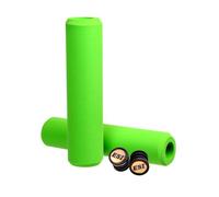 ESI Puños de manillar de silicona extra gruesos verde 130 mm
