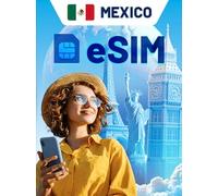 eSIM (Android, iOS) 20 GB, 30 Days - MEXICO