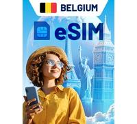 eSIM (Android, iOS) 50 GB, 90 Days - BELGIUM
