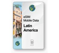 eSIM Internet América Latina, válido 30 días, tráfico 50 GB