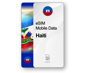 eSIM Internet Haití, válido 30 días, tráfico 20 GB