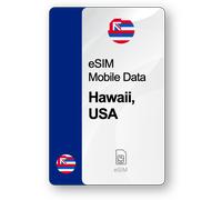 eSIM Internet Hawái, EE.UU., válido 30 días, tráfico 20 GB