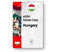 eSIM Internet Hungría, válido 30 días, tráfico 10 GB