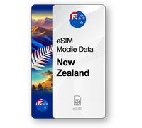 eSIM Internet Nueva Zelanda, válido 7 días, tráfico Ilimitado