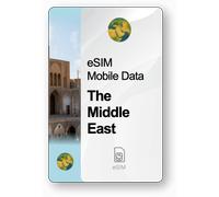 eSIM Internet Oriente Medio, válido 30 días, tráfico 20 GB
