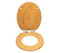 eSituro Asiento MDF de Inodoro con Cierre Suave, Tapa WC Universal Fácil Montaje con Bisagra Ajustable 360° 110-200 mm, Tapa de Inodoro con Colores, Adecuado para Inodoro en Forma O