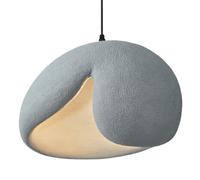 ESIYUVO Luminaria Minimalista Wabi-sabi Lámpara Colgante De Un Solo Cabezal Araña Con Pantalla De Poliestireno Multicolor Lámpara Colgante Ajustable Para Pasillo, Bar, Comedor, Apartamento, Isla De