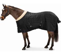 ESKADRON Manta para el Establo ZETA de piel sintética 100 g, negra - 145 cm ESKADRON