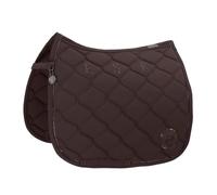 Eskadron Mantilla Platinum Softshell con emblema Doma Marrón Oscuro - Doma Full/WB