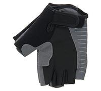 esKapad Guantes de Bicicleta Adulto, Mitones Talla M-L, Negro y Gris