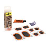 ESKapad - Kit de reparación de pinchazos, 8 Parches + Rape + Pegamento 10 ml, Color Negro