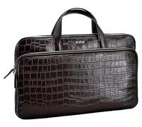 eske Brio - Bolsa de piel auténtica de 15 pulgadas para ordenador portátil/MacBook para hombres y mujeres, bolsa de oficina | Bolsa de mensajero para portátil con correa para el hombro | Amplio
