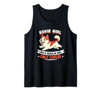 Eskie Girl, como una Chica Normal, Solo más Guay - Eskie Dog Camiseta sin Mangas